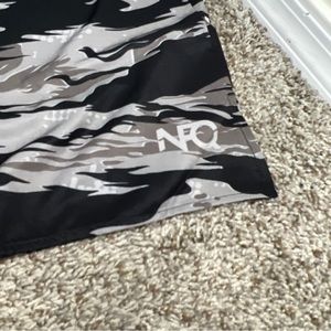NFQ (Never F*cking Quit) Gym Shorts, Black  Camo - Size XXL